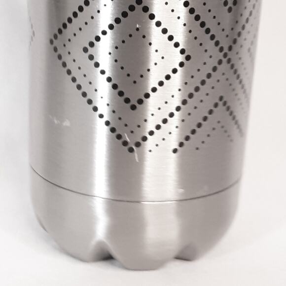 Manna 17 oz Vogue Architect Stainless Steel Onyx Tumbler Geometric Design - Picture 3 of 10
